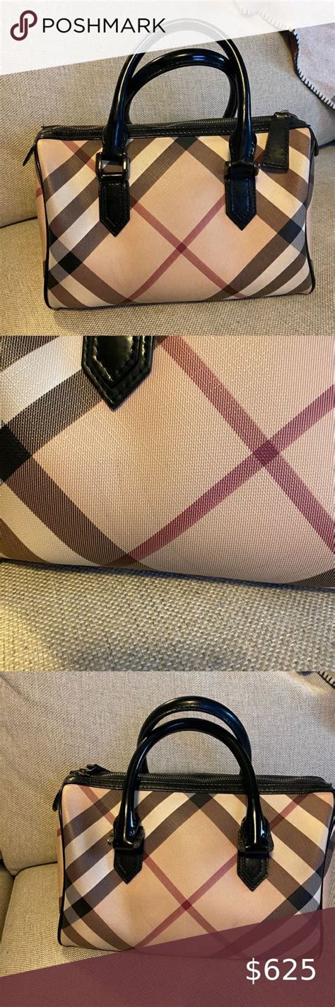 how to spot a fake burberry nova check bowling bag